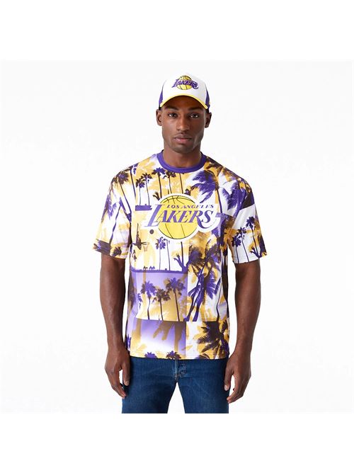 NewEra t-shirt Lakers palm tree mesh NewEra | 60502575LOSLAK PALM MESH